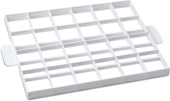 STÄDTER Diviseur à biscuits et coupe-pâte pour 24 ou 30 pièces, plastique alimentaire, passe au lave-vaisselle, utilisable des deux côtés