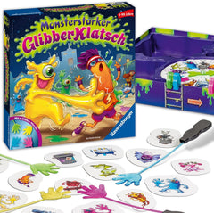 Jocul pentru copii Ravensburger Monster Strong Slime Slap, joc de petrecere și familie, pentru copii și adulți, pentru 2-4 jucători, de la 5 ani