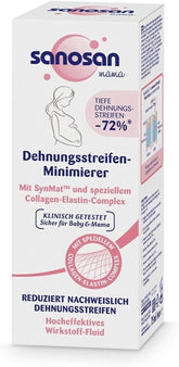 Sanosan Stretch Mark Minimiser, testat clinic - dovedit a reduce vergeturile după sarcină, fără ulei de parafină, coloranți, siliconi, 75 ml Cosmetice si Infrumusetare Naty Shop 1 bucata