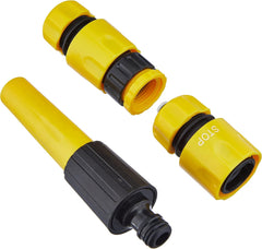 Tuyau tissé en croix Meister, 12,7 mm (1/2 pouce) - Longueur 20 m - Raccords inclus - Pour arroser de petites surfaces - Résistant à l'écrasement et à l'abrasion - Résistant aux UV / Tuyau d'arrosage / Tuyau d'eau / 9926280