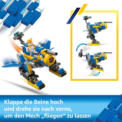 LEGO Sonic le hérisson Cyclone contre. Metal Sonic - Jouet à collectionner Mechs avec 2 figurines de jeux vidéo - Idée cadeau pour les garçons et les filles à partir de 8 ans et les adolescents fans de jeux 77002 Jeux de construction Besuche den LEGO-Store