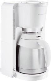 Cafetieră cu filtru Rowenta CT3811 Adagio Milano | Cu carafă termică din oțel inoxidabil | 10-15 cești | Oprire automată | Alb/Oțel inoxidabil