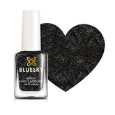 Bluesky Vernis à ongles pour enfants – Rockstar, paillettes noires, facile à enlever, non toxique, à base d'eau, sans odeur – Vernis à ongles gratuit pour enfants, 5 ml, lot de 1
