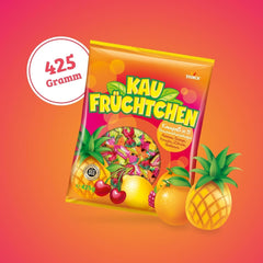 Kaufrüchtchen – 1 x 425G – caramels aux cinq arômes de fruits Naty Shop