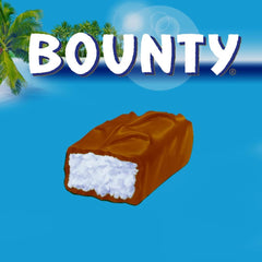 Barres de chocolat Bounty saveur chocolat et noix de coco 24 barres dans un paquet (24 x 57 g)