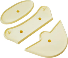 100C008 Moules à biscuits Jem grandeur nature, plastique assorti, ivoire, 18 x 1 x 28 cm, paquet de 3