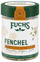 Fuchs Gewürze - Fenouil ganz - arôme sucré pour les aliments, les flocons d'avoine ou les currys - ingrédients naturels - 45 g dans une dose variable, recyclable