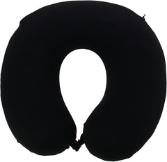 Kine Travel 169803 Oreiller cervical en gel Oreiller de voyage ergonomique approuvé par Physio Oreillers de voyage noir et bleu Naty Shop