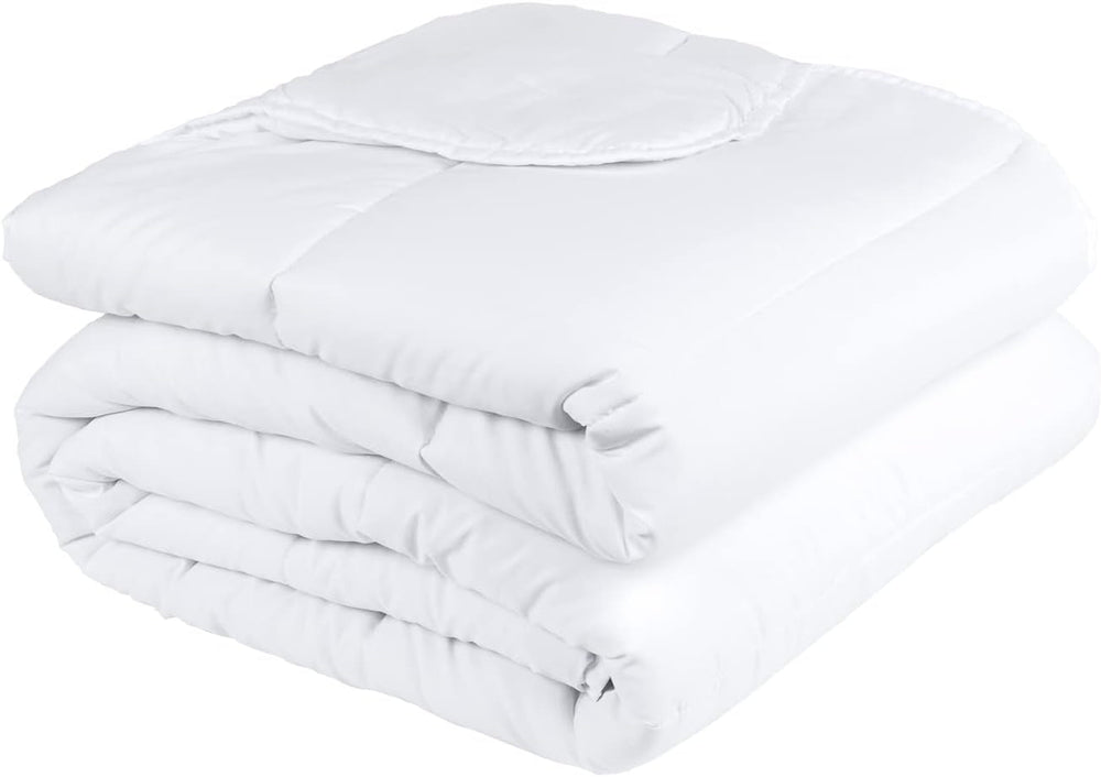 Couette en fibre Pikolin Home, anti-acariens, printemps, été, 150 g, couette, hypoallergénique, respirante, différentes tailles, RF07 Couettes et couettes Naty Shop blanc lit 200 - 280 X 240 Cm
