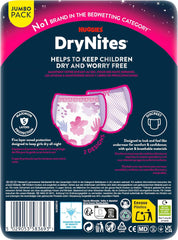 Huggies DryNites Couches d'énurésie nocturne pour filles de 13 à environ 17 ans (48-60 kg) 33 pièces (3 x 11) Pack mensuel Jumbo Couches XL