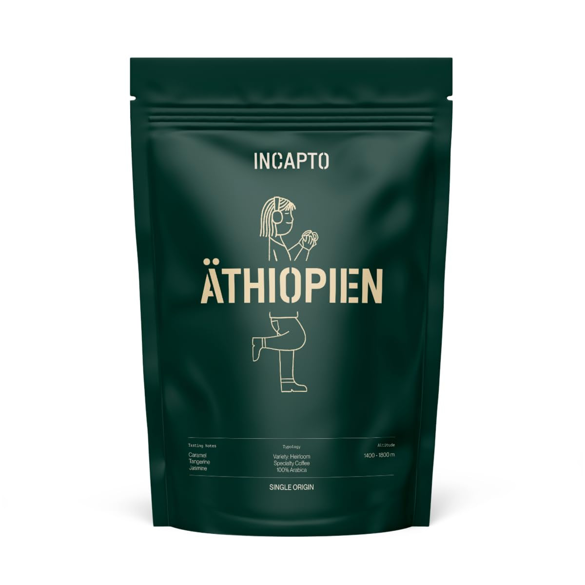 Boabe de cafea speciale Incapto | Origine unică Mexic | Espresso 100% Arabica | Cafea de specialitate 82 puncte SCA | Boabe de cafea prăjite tradițional | Plantație Chiapas, Ethichub Cafea Naty Shop 500 grame Etiopia