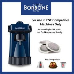 Caffè Borbone Kaffeepads compostables, Rote Kaffeemischung - 150 tampons - Compatible avec les tampons en papier du système ESE 44 mm