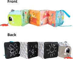 Lamaze Balade en chenille colorée, jouet nouveau-né, jouet sensoriel pour bébé avec couleurs et sons, jouet de développement pour garçons et filles de 6 mois, L27463 Baby Toys Naty Shop