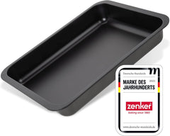 Zenker Lasagneform, Auflaufform Mit Zweifacher Antihaftbeschichtung, Backform Für Viefältigchen Einsatz, Hitzebeständige Ofenform, Widerstandsfähiger Bräter (Farbe: Schwarz), Quantité: 1 Stück Moules et plaques pour la pâtisserie Naty Shop