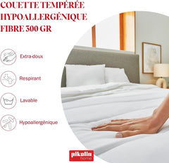 Pikolin Home - Drap personnalisable 100% coton, respirant, durable et résistant Couettes et couettes Naty Shop