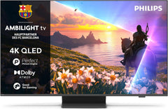 Philips Ambilight 43PUS8600 4K QLED Smart TV - Écran 43 pouces avec P5 Perfect Picture Engine Ultra HD, Titan OS, Dolby Vision et son Dolby Atmos