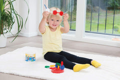Lena 35946 Steckspiel Rondi 45 à Baudose, 55 Teile à Bunten Farben, env. 45 mm, 3 ans à 10 ans, Konstruktionsspielzeug mit Steckteilen, Mehrfarbig