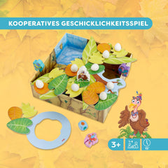 HABA Malheur à moi, Dame Aigle ! – Jeu d'adresse en bois passionnant pour la construction de nids pour les enfants de 3 ans et plus – 2011720001