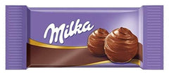 Milka Naps Mix – Mini carrés de chocolat en 4 assortiments : Lait des Alpes, Fraises, Noisettes, Crème de Cacao – 1 x 1kg