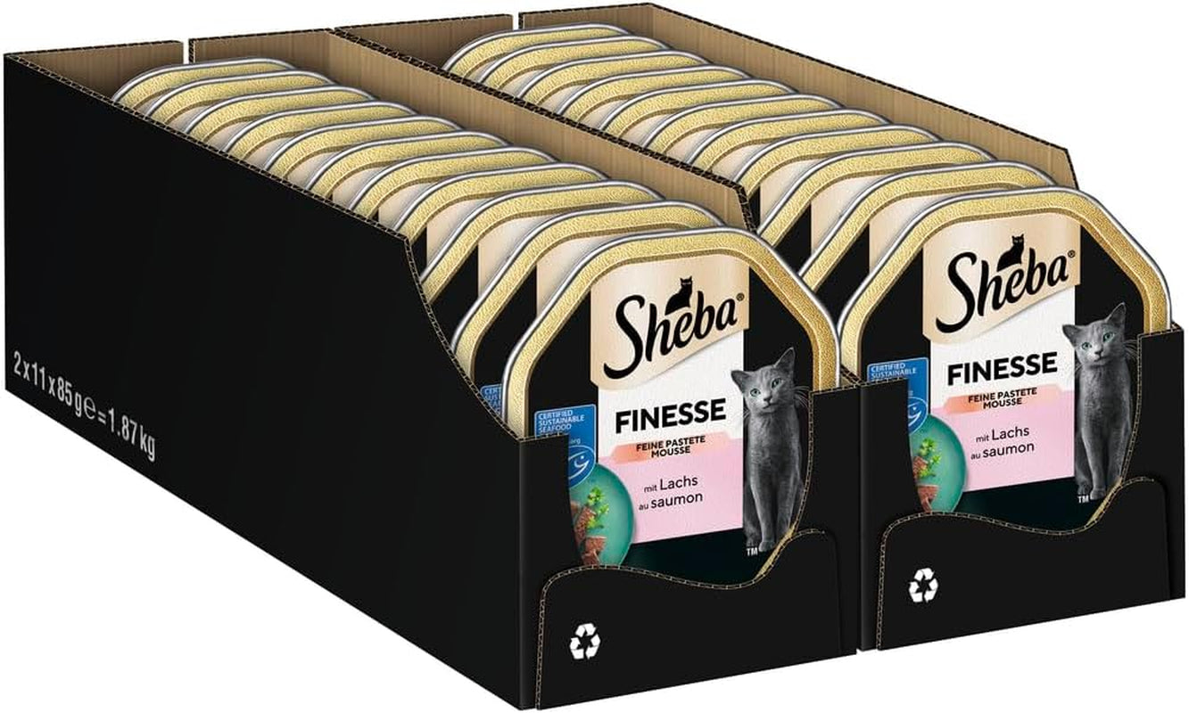 SHEBA Bowl Hrană umedă pentru pisici Finesse Fine Pâté With Chicken 22 X 85G