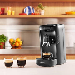 Machine à expresso à capsules PHILIPS Senseo Maestro - Technologie Intense Plus, Espresso de haute qualité, Design écologique, Réservoir d'eau 1,2 L, Fonction Mémo, Indicateur de détartrage (CSA260/60)