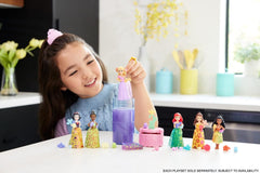 Mattel Disney Princess Royal Color Reveal Petite poupée avec 6 surprises, y compris une bague parfumée et 4 accessoires (les poupées peuvent varier), série Garden Party HRN63