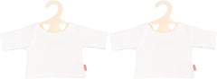 Heless 2956 - T-shirt pour poupées en blanc, taille 35 - 45 cm
