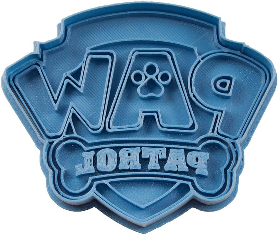 Paw Patrol Emporte-pièce avec écusson Bleu 8 x 7 x 1,5 cm