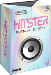 Hitster Platinum Edition – Jeu de musique de fête avec 500 chansons pop, rock, hip-hop, dance et bien plus encore, haut-parleur inclus