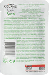 Supă Gourmet Crystal pentru pisici cu pui și legume naturale, pachet de 32 (32 x 40g)