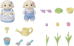 Sylvanian Families - 5736 Blumen- und Garten-Spielset mit Figuren - Figuren für Puppenhaus