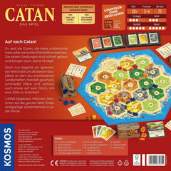 KOSMOS 684655 Catan - Jocul, Coloniștii din Catan, Joc de strategie pentru 3-4 jucători cu vârsta de 10 ani și peste, Joc de societate clasic, Joc de familie, Joc de petrecere