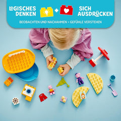 LEGO DUPLO L'excursion en bateau de Peppa : bateau jouet à construire et à reconstruire avec 2 figurines, jouet créatif, idée cadeau pour les enfants de 2 ans, garçons et filles 10432 Sets de construction Besuche den LEGO-Store