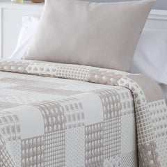 VIALMAN Colcha Bouti Ligera Couvre-lit Sofia 21, coton polyester, beige, Cama 150 : 250 X 270 Cm Lits et Couvertures Besuche den VIALMAN-Store