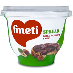 Fineti, Crème au cacao, noisettes et lait 200g Glaçages et Décor Naty Shop 200 grammes