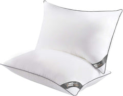 Oreiller Bedstory, 50 x 70 cm, 2 pièces, résistant aux morsures, respirant la transpiration, hypoallergénique, garnissage : 100 % fibre de polyester, confort ultra confortable et doux et excellent maintien Naty Shop Oreillers standard Titre par défaut