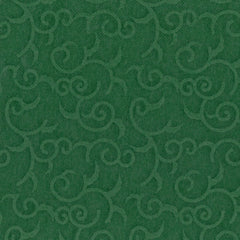 Papstar, 50 serviettes "Collection ROYAL" pli 1/4 40 Cm X 40 Cm vert foncé "Casali", #84884