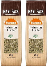 Ostmann Gewürze - Italienische Kräuter gerebelt | Préparation méditerranéenne pour la sauce tomate, les pierres précieuses et les viandes | 25 g dans Vorteilsbeutel