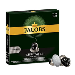 Capsules de café Espresso Ristretto, intensité 12 sur 12, 10 x 20 tasses & Capsules de café Espresso intense, intensité 10 sur 12, 200 capsules compatibles Nespresso®*, 10 x 20 tasses