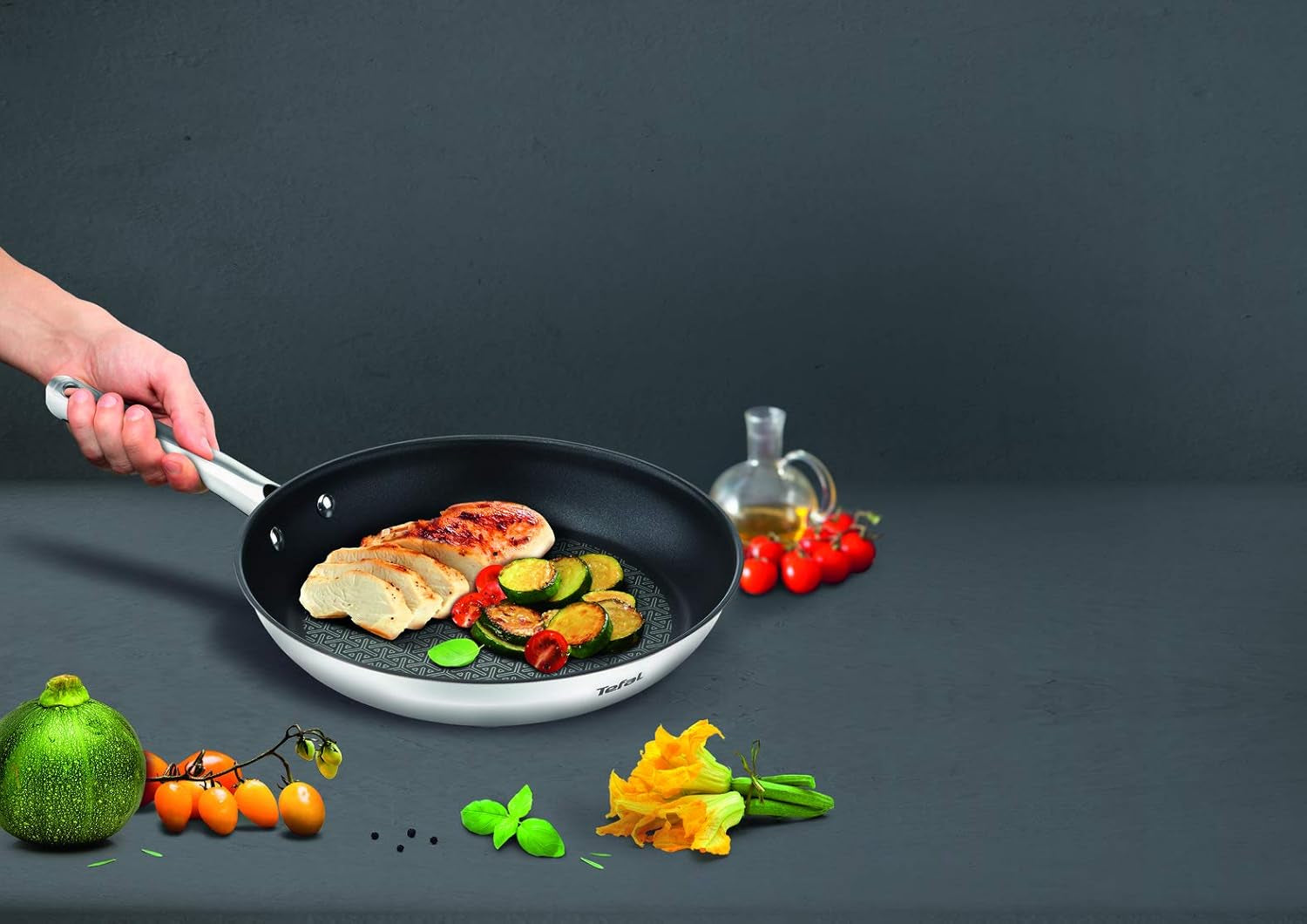 Tefal Duetto, indicator de temperatură Thermo-Spot Oale si Tigai Naty Shop