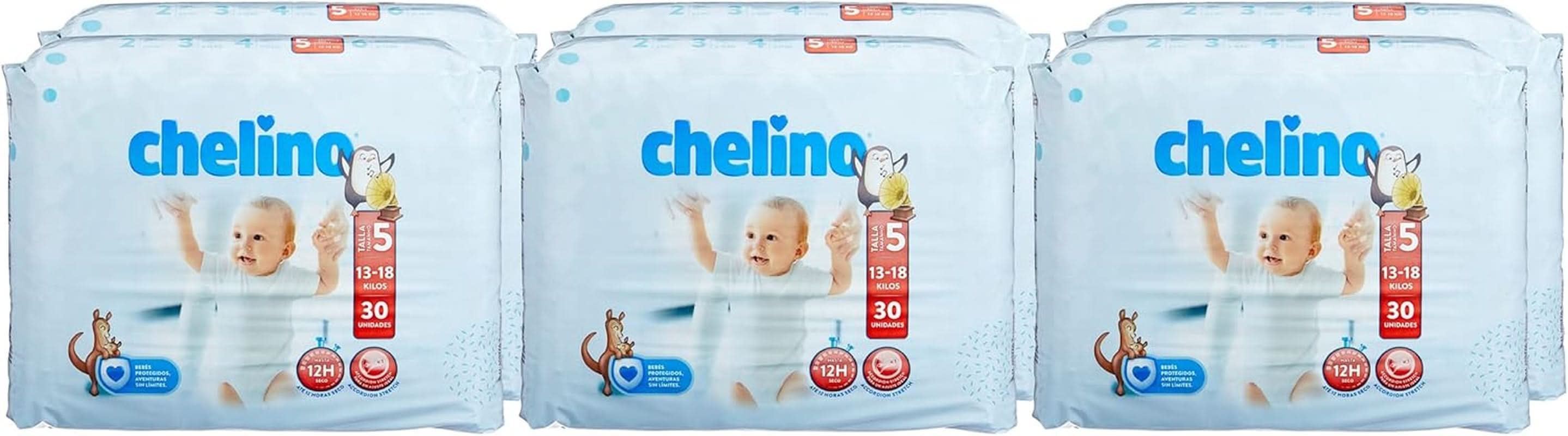 Pañal Chelino Love, marimea 5, 13 - 18 Kg, 30 scutece Mama si Copilul Naty Shop