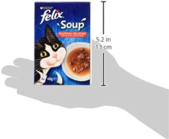PURINA Soupe Katze Köstliche Auswahl mit Rindfleisch, mit Hen, mit Lamm - 48 Beutel à 48 g ou 48 g (8 Packungen à 6 x 48 g)