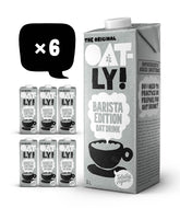 Oatly Barista Haferdrink Barista Edition, longue durée de vie 1 litre (paquet de 6)