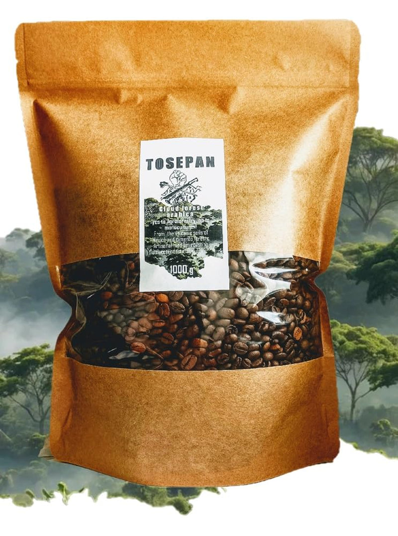 Café Tosepan Arabica de la forêt tropicale du Mexique 1000 g