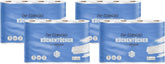 By Amazon Rolă de bucătărie, 3 straturi, 16 role (4 role, pachet de 4), 64 de foi pe rolă, certificată Fsc