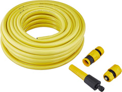 Tuyau tissé en croix Meister, 12,7 mm (1/2 pouce) - Longueur 20 m - Raccords inclus - Pour arroser de petites surfaces - Résistant à l'écrasement et à l'abrasion - Résistant aux UV / Tuyau d'arrosage / Tuyau d'eau / 9926280