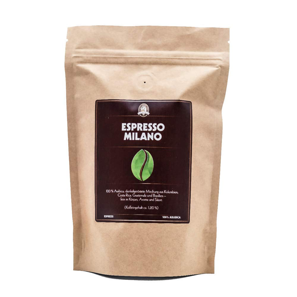 Henry's Espresso Milano 1000g - 100% Arabica - arôme intense - torréfaction artisanale - grains de café