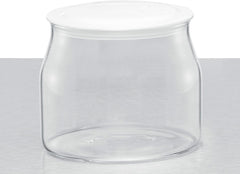 Rommelsbacher JG 1 Pot de Rechange pour Machine à Yaourt et Fromage Frais JG 80-1,2 Litre avec Couvercle (Lot de 2) Boîtes de Conservation Alimentaires Naty Shop