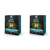 Café Royal Espresso Decaffeinato 36 capsules pour machine à café Nespresso - intensité 5/10 - capsules de café certifiées UTZ en aluminium (emballage avec 2)