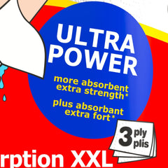 Rouleaux de cuisine Renova Renova Ultrapower | 24 rouleaux XXL = 60 rouleaux standards | 3 couches ultra-absorbantes et à résistance maximale | Papier certifié Fsc